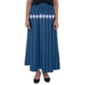 Pinstripe in Diamond Head Pins Pattern Flared Maxi Skirt View1