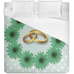 Rings Heart Love Wedding Before Duvet Cover (king Size) by Sapixe