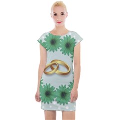 Rings Heart Love Wedding Before Cap Sleeve Bodycon Dress by Sapixe