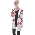 Fireball Whiskey Shirt Solid Letters 2016 Longline Hooded Cardigan View1