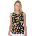 Thanksgiving pattern Women s Basketball Tank Top View1