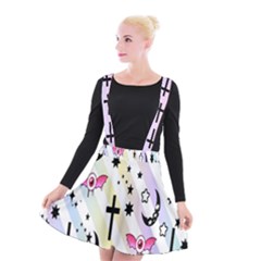 Pastel Goth Suspender Skater Skirt by MAStudios