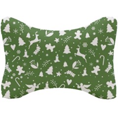 Christmas Pattern Seat Head Rest Cushion by Valentinaart