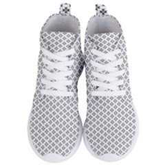 Logo Kek Pattern Black And White Kekistan White Background Women s Lightweight High Top Sneakers by snek