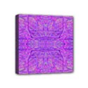 Hot Pink And Purple Abstract Branch Pattern Mini Canvas 4  x 4  (Stretched) View1