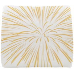 Yellow Firework Transparent Seat Cushion by Mariart