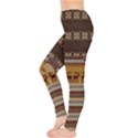 Brown Fun Classic Ugly Christmas Pajamas Leggings  View3