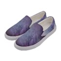 Orion Nebula pastel violet purple turquoise blue star formation Women s Canvas Slip Ons View2