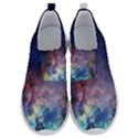 Lagoon Nebula Interstellar Cloud Pastel pink, turquoise and yellow stars No Lace Lightweight Shoes View1