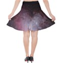 Eagle Nebula Wine Pink and Purple pastel Stars Astronomy Velvet High Waist Skirt View2