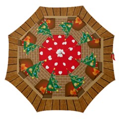 Christmas Room Living Room Straight Umbrellas by Wegoenart