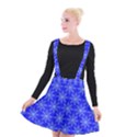 Snowflake Digital Paper Suspender Skater Skirt View1