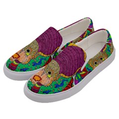 Supersonic Armadillo Men s Canvas Slip Ons by chellerayartisans