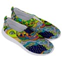 Cosmic Lizards With Alien Spaceship No Lace Lightweight Shoes View3