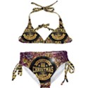 Christmas Golden Labels Xmas Kids  Classic Bikini Set View1