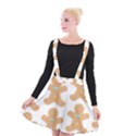 Pattern Christmas Biscuits Pastries Suspender Skater Skirt View1