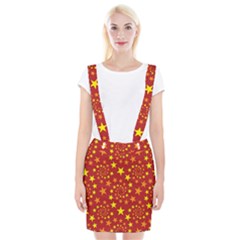 Star Stars Pattern Design Braces Suspender Skirt by Simbadda