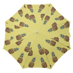 Pineapples Fruit Pattern Texture Straight Umbrellas by Simbadda