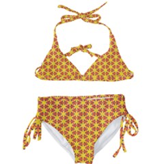 Texture Background Pattern Kids  Classic Bikini Set by Simbadda