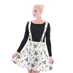 Christmas Santa Claus Decoration Suspender Skater Skirt by Simbadda