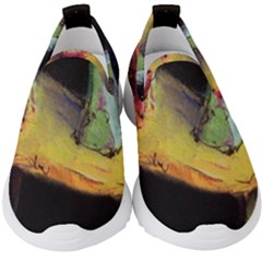 Cosmicchristmastree Kids  Slip On Sneakers by chellerayartisans