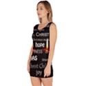 Candles Christmas Advent Light Bodycon Dress View2