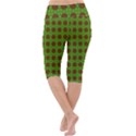 Christmas Paper Wrapping Patterns Lightweight Velour Cropped Yoga Leggings View4