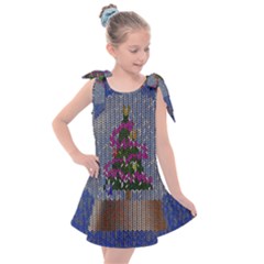 Christmas  Snow Kids  Tie Up Tunic Dress by Wegoenart