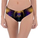 Fractal Colorful Pattern Design Reversible Classic Bikini Bottoms View3