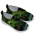 Fractal Green Gears Fantasy Velcro Strap Shoes View3