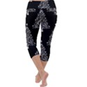 Christmas Tree Modern Background Capri Yoga Leggings View4