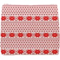 Fairisle Pattern Background Red Seat Cushion View1