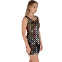 Christmas Cross Stitch Background Bodycon Dress View3