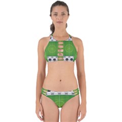 Background Sports Soccer Football Perfectly Cut Out Bikini Set by Wegoenart