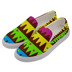 Illustration Abstract Graphic Men s Canvas Slip Ons by Wegoenart