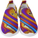 Abstract Architecture Background Kids  Slip On Sneakers View1