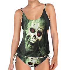 Screaming Skull Human Halloween Tankini Set by Wegoenart