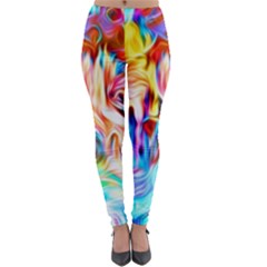 Background Drips Fluid Colorful Lightweight Velour Leggings by Wegoenart