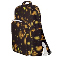 Background Black Blur Colorful Double Compartment Backpack by Pakrebo