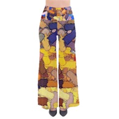 Texture Painting Plot Graffiti So Vintage Palazzo Pants by Pakrebo