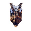 Street Architecture Building Kids  Frill Swimsuit View2