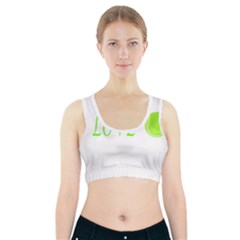 I Lovetennis Sports Bra With Pocket by Greencreations