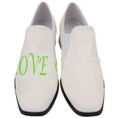 I Lovetennis Slip On Heel Loafers by Greencreations