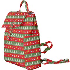 Christmas Papers Red And Green Buckle Everyday Backpack by Pakrebo