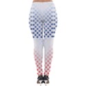 Dots Pointillism Abstract Chevron Lightweight Velour Leggings View2