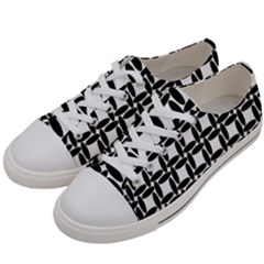 Ellipse Pattern Background Women s Low Top Canvas Sneakers by Pakrebo