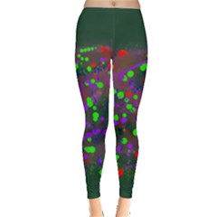 Colors Abstract Leggings  by PurpleDuckyDesigns