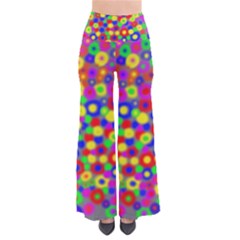 Neon Dots So Vintage Palazzo Pants by PurpleDuckyDesigns