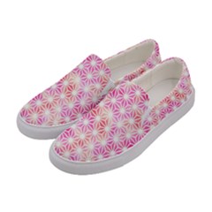 Traditional Patterns Hemp Pattern Women s Canvas Slip Ons by Pakrebo