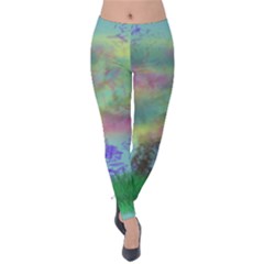 Paradise Velvet Leggings by PurpleDuckyDesigns